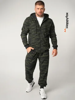 Костюм спортивный на молнии камуфляжный HappyFox 173235804 купить за 3 021 ₽ в интернет‑магазине Wildberries